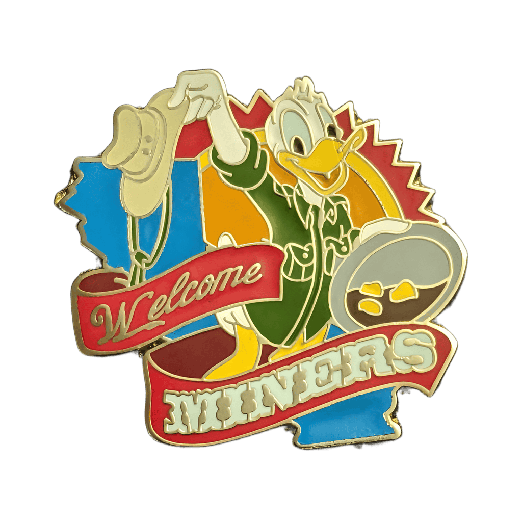 Donald Duck Welcome Miners Disney pin