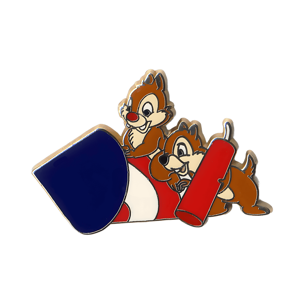 Chip & Dale with a Firework & TNT Disney pin
