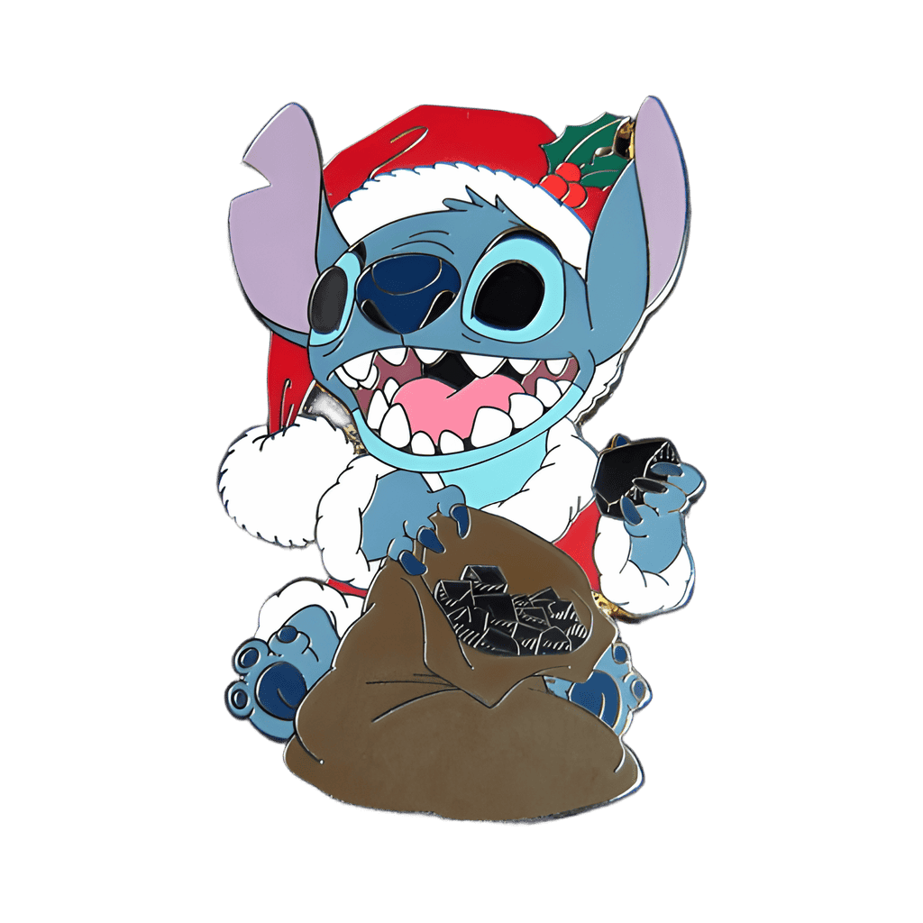 Santa Stitch Disney pin