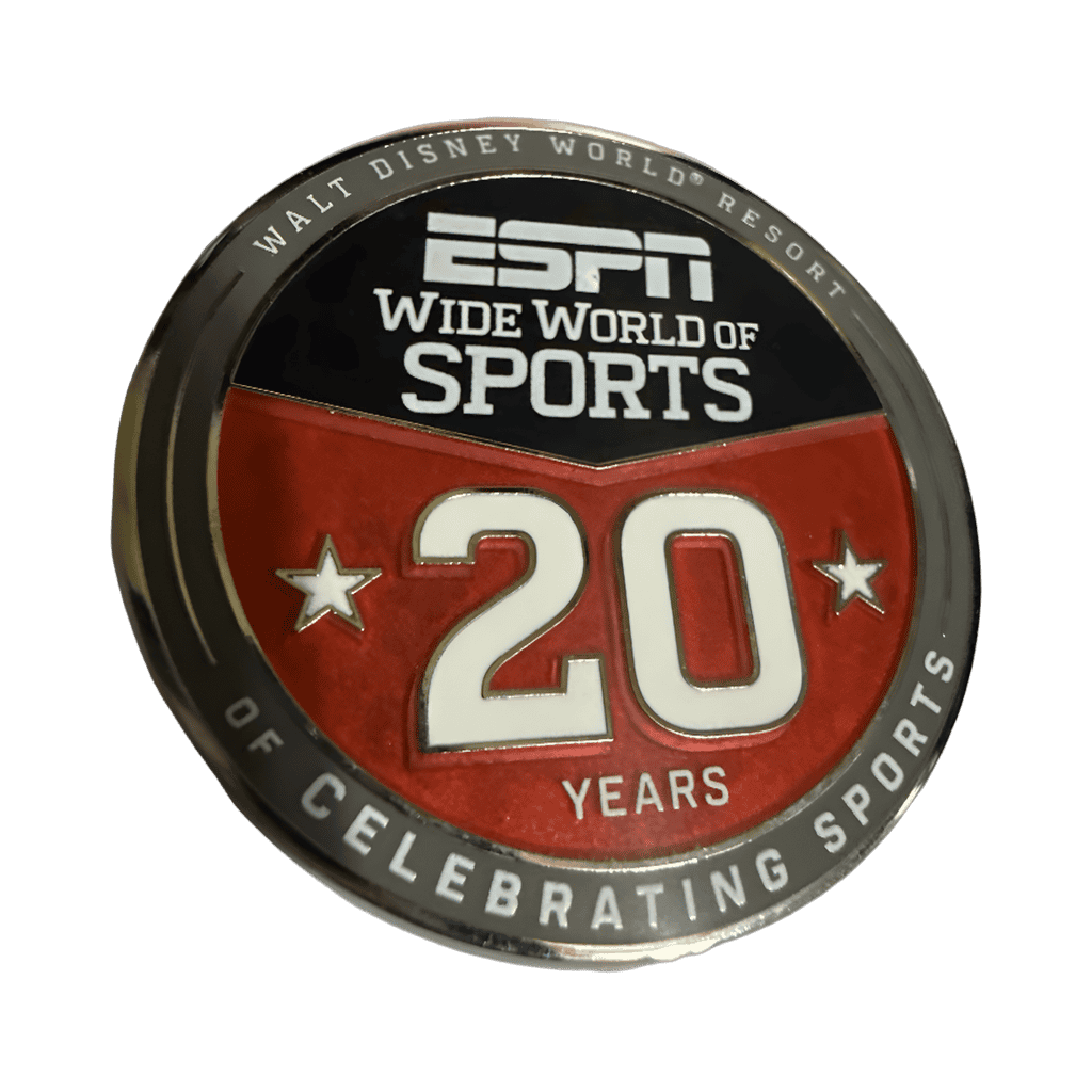 ESPN Wide World of Sports 20 years Disney pin