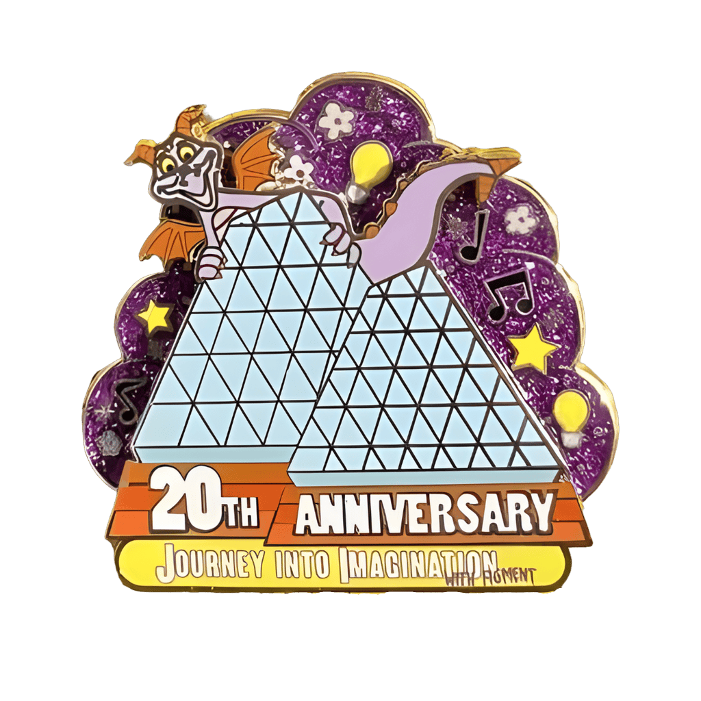 Journey into Imagination with Figment 20th Anniversary Disney pin