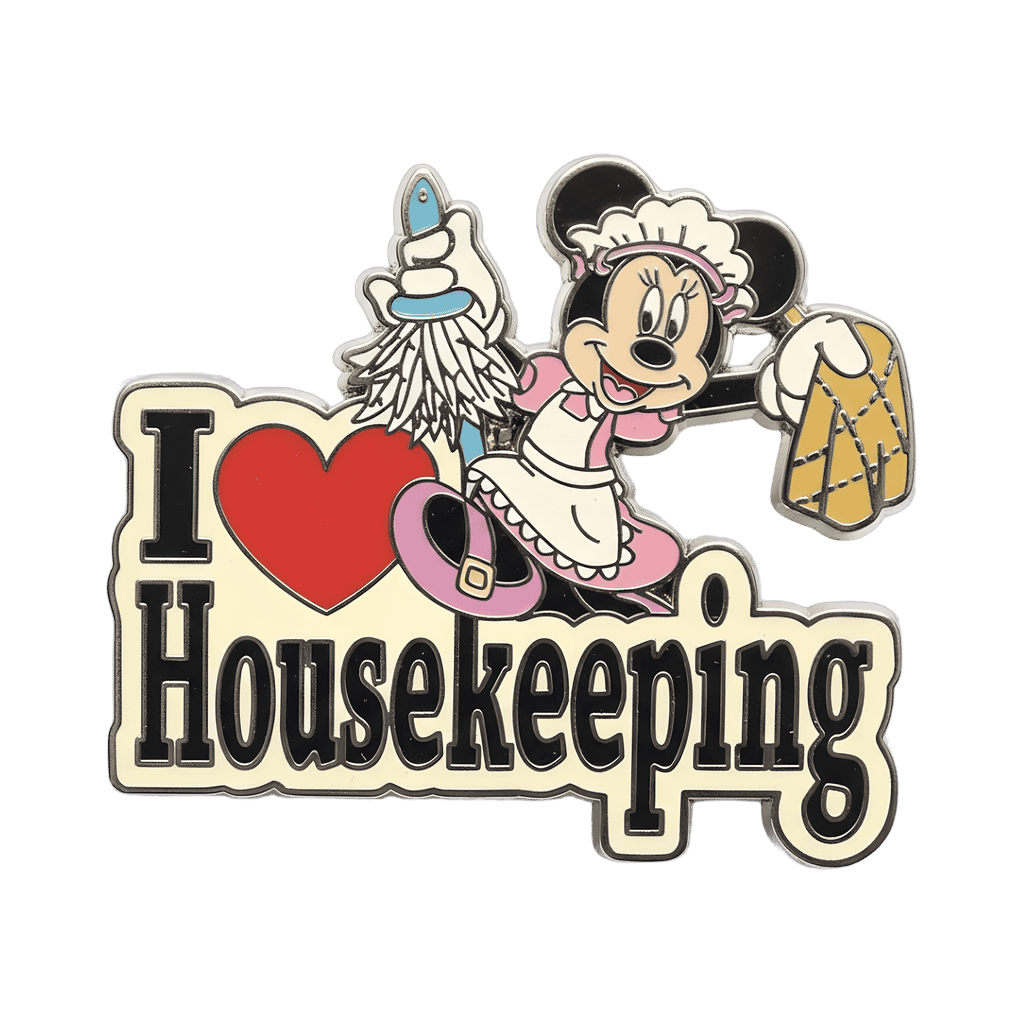 I Heart Housekeeping - Minnie Disney pin