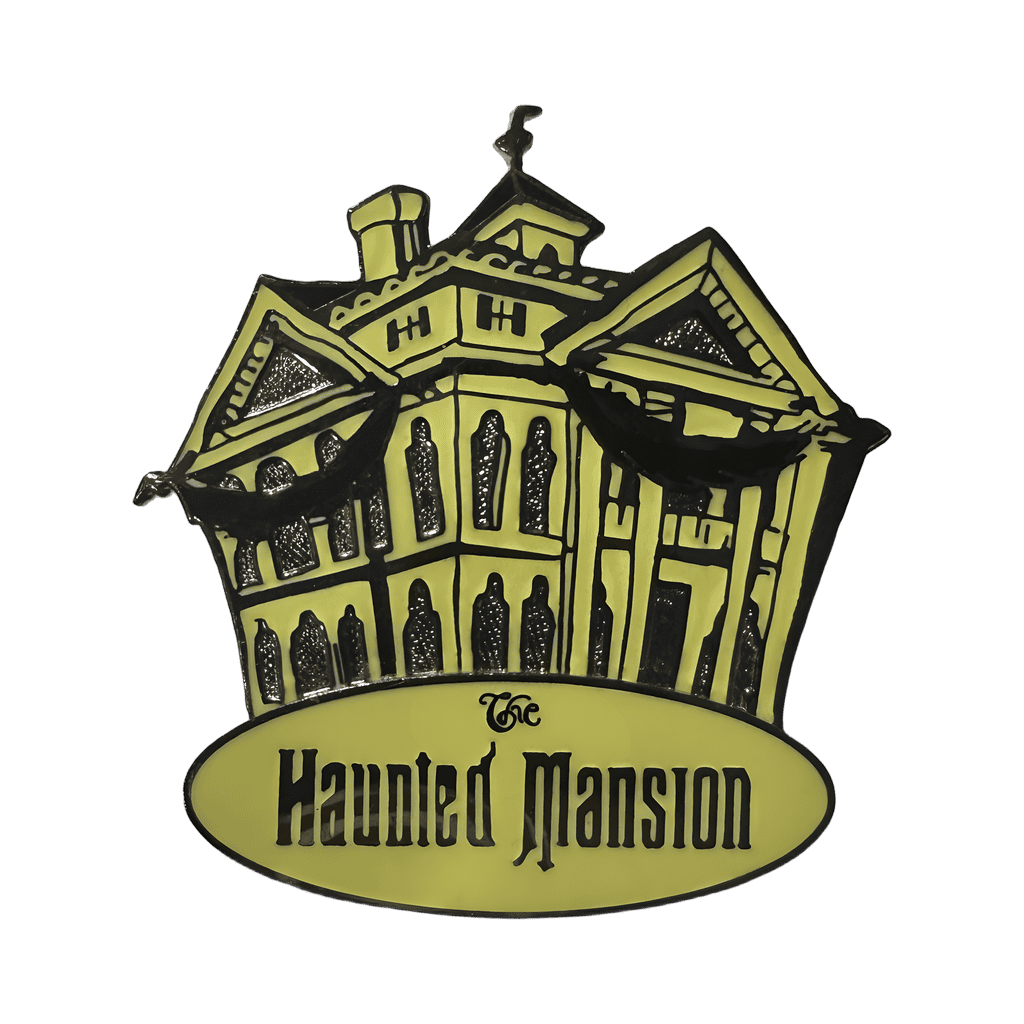 Haunted Mansion — Glow in the Dark Facade With Name Disney pin