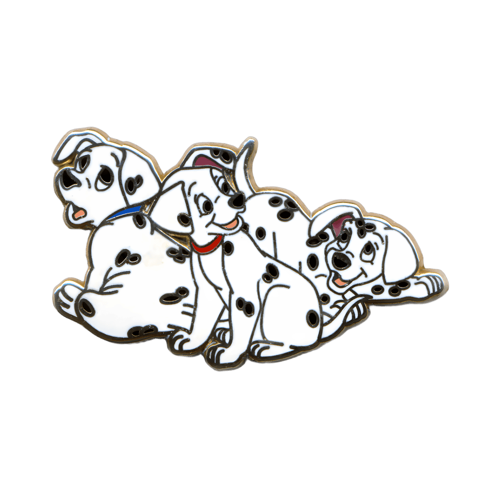 3 Dalmatian Puppies Including Rolly and Freckles Disney pin