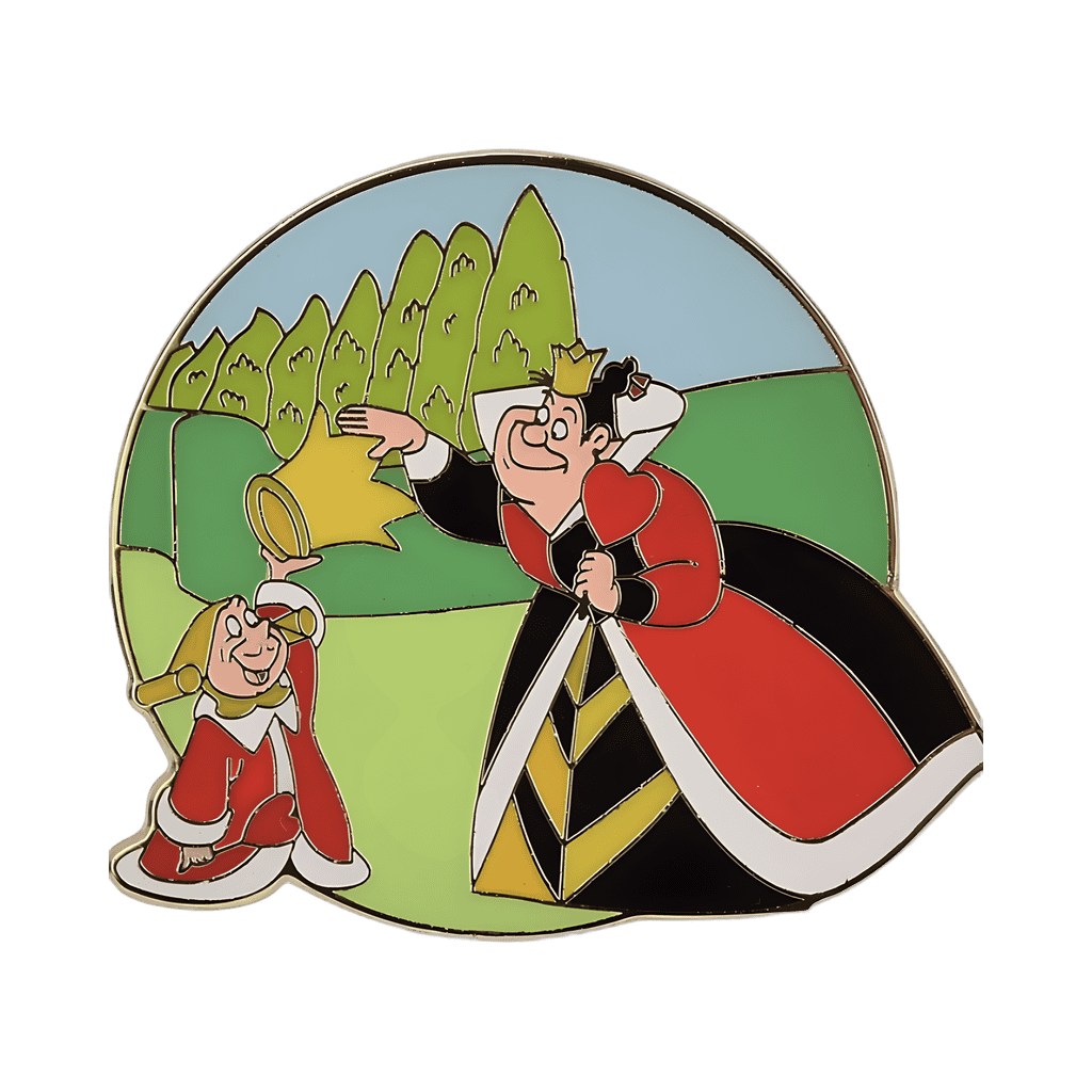 The Queen of Hearts & the King Disney pin