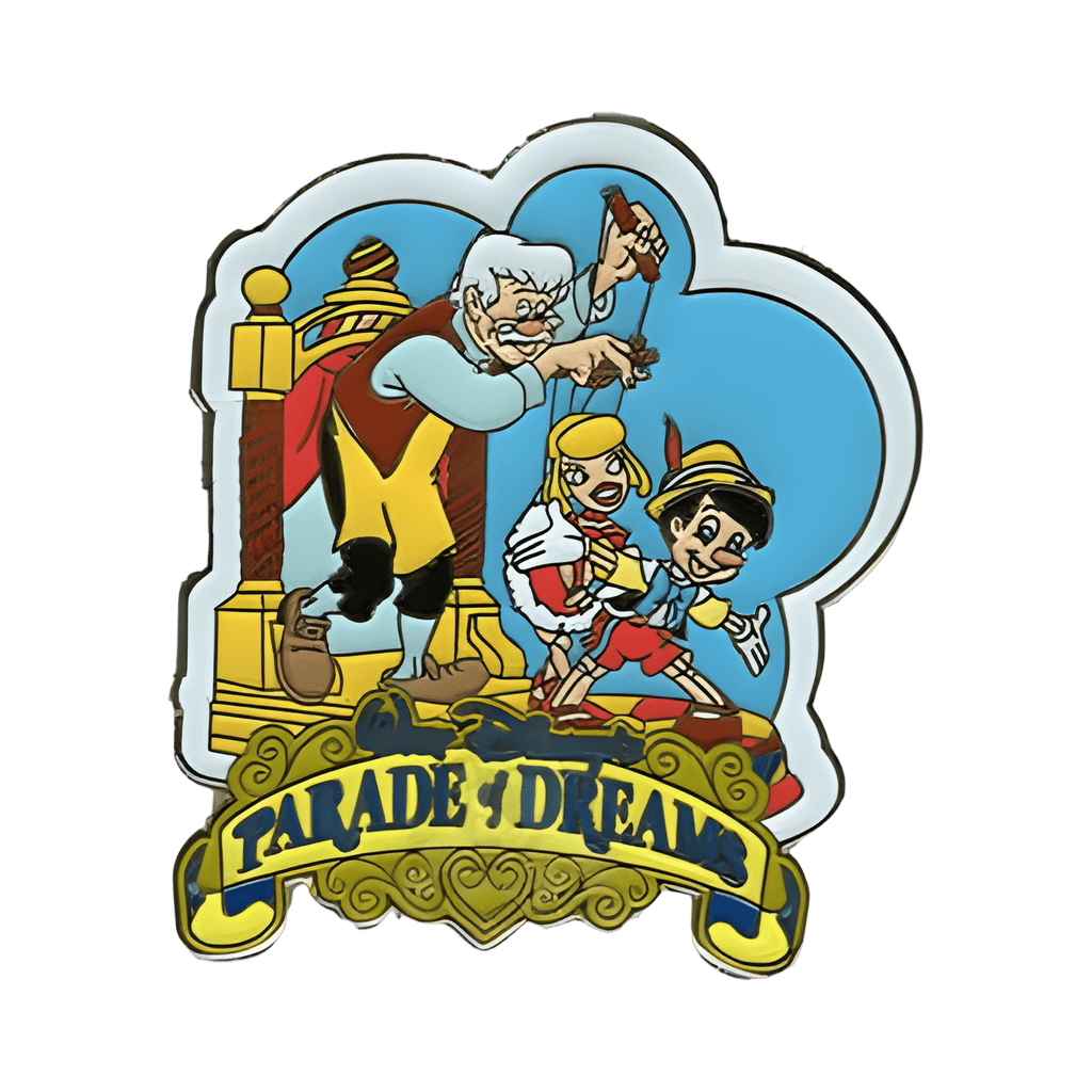 Pinocchio & Geppetto Float Disney pin