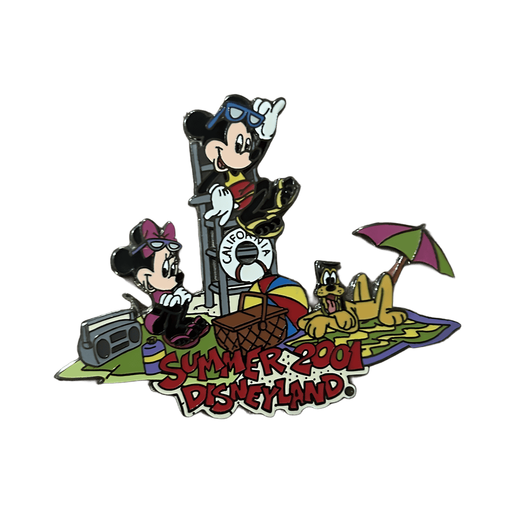 Lifeguard Mickey with Minnie and Pluto Disney pin