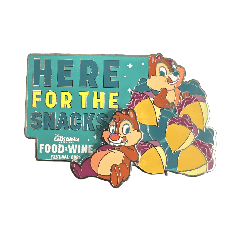 Chip n Dale Here for the food Disney pin