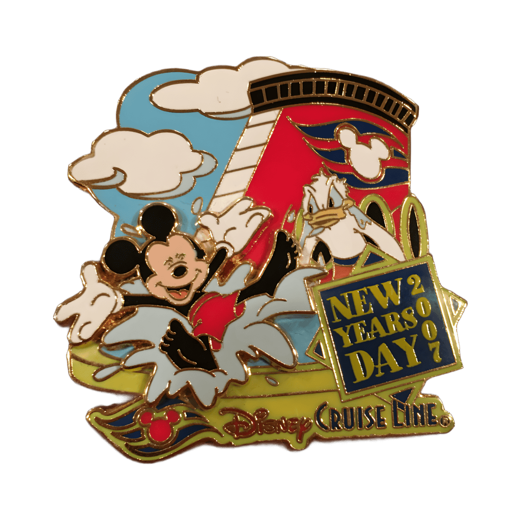 New Year's Day 2007 - Mickey Splashing Donald Disney pin