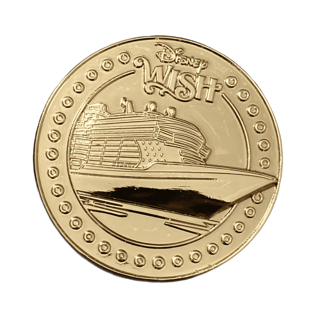 Gold Coin Disney pin
