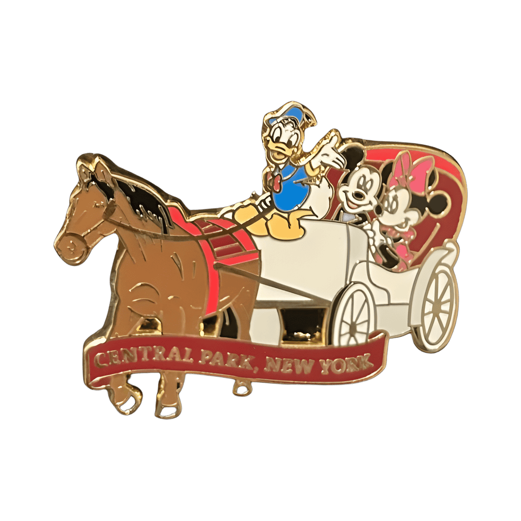Mickey Minnie Donald Carriage Disney pin