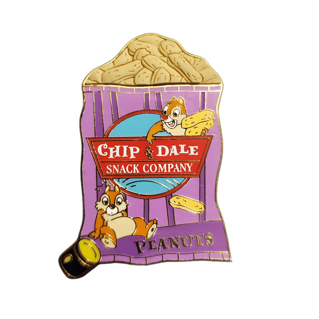 Chip & Dale Snack Company Peanuts Disney pin
