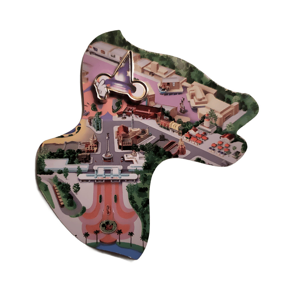 #12 - MGM Studios Map - Sorcerer's Hat Disney pin