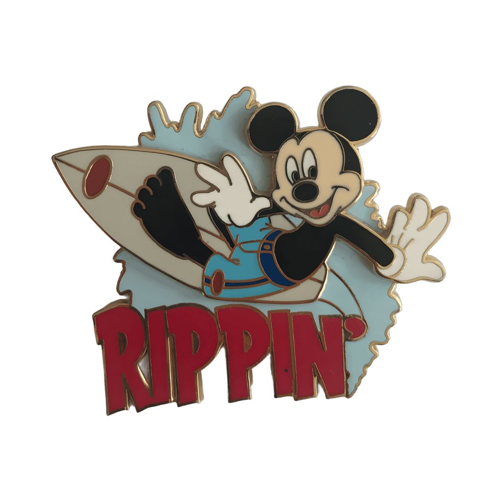 Mickey Mouse Surfing - Rippin' - Pin on Pin Disney pin