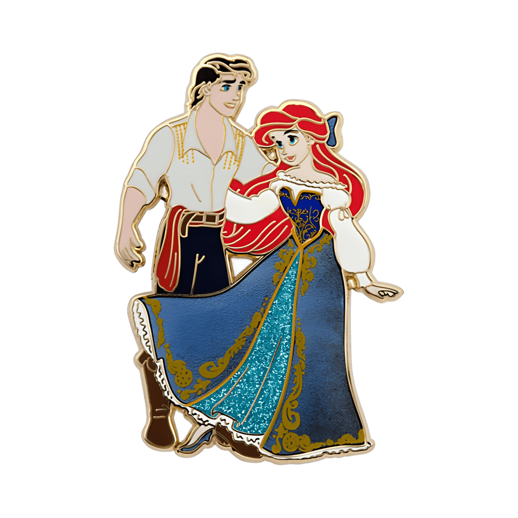 Ariel and Eric Disney pin