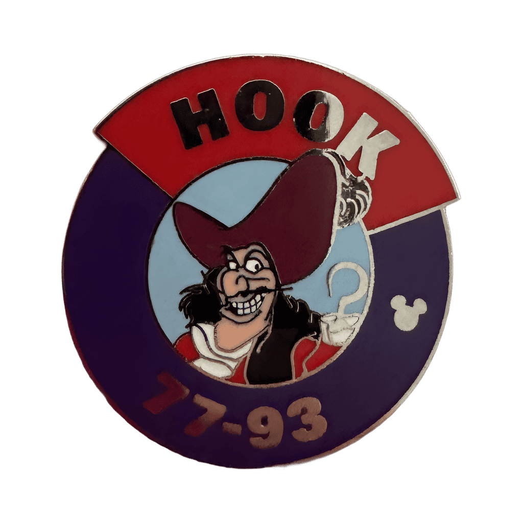 Captain Hook Disney pin