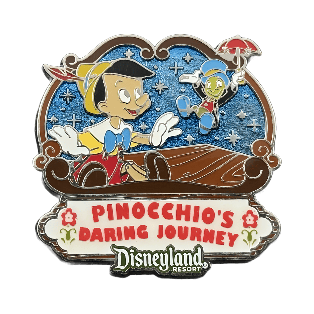 Pinocchio's Daring Journey - Pinocchio and Jiminy Cricket Disney pin