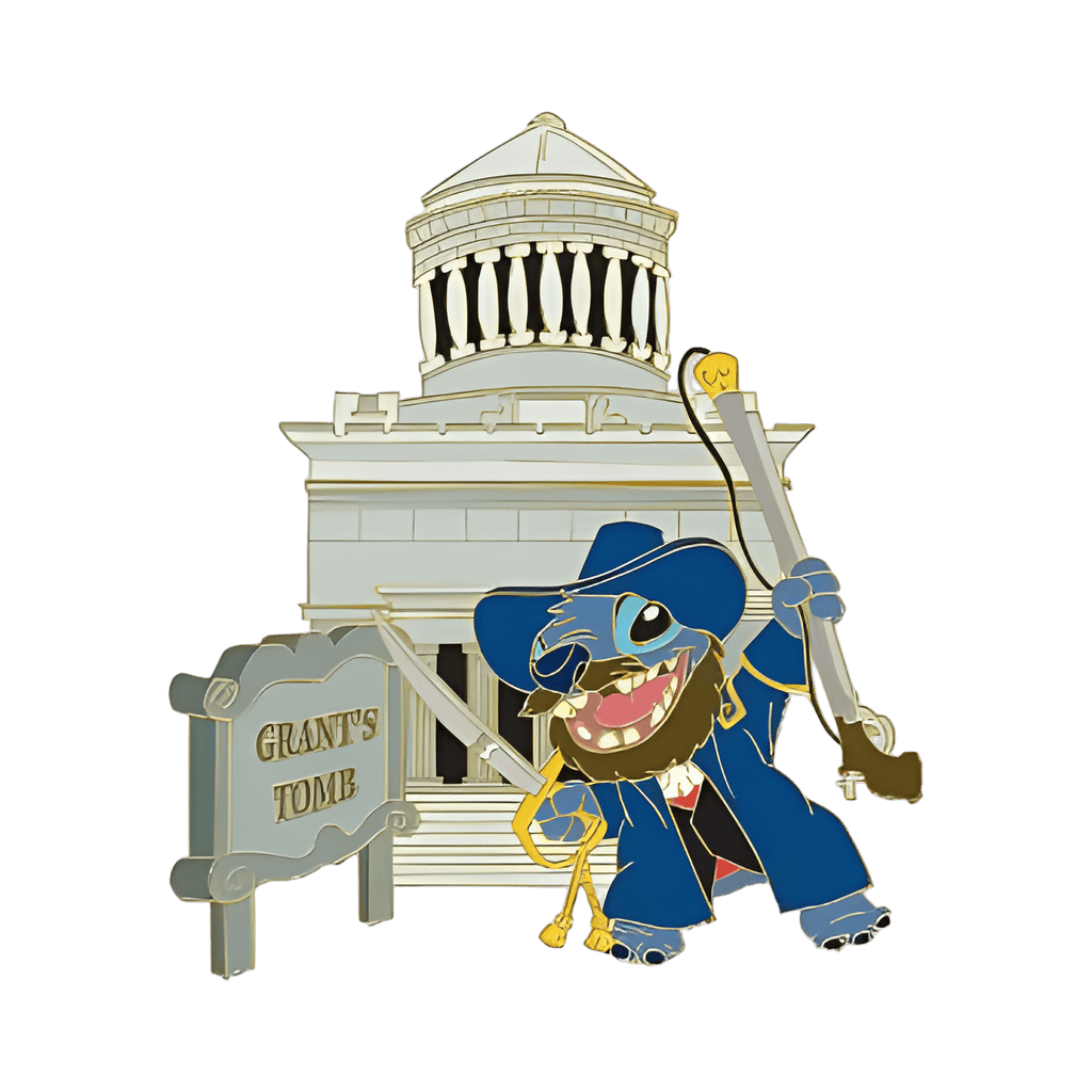 Stitch as Ulysses S. Grant Disney pin