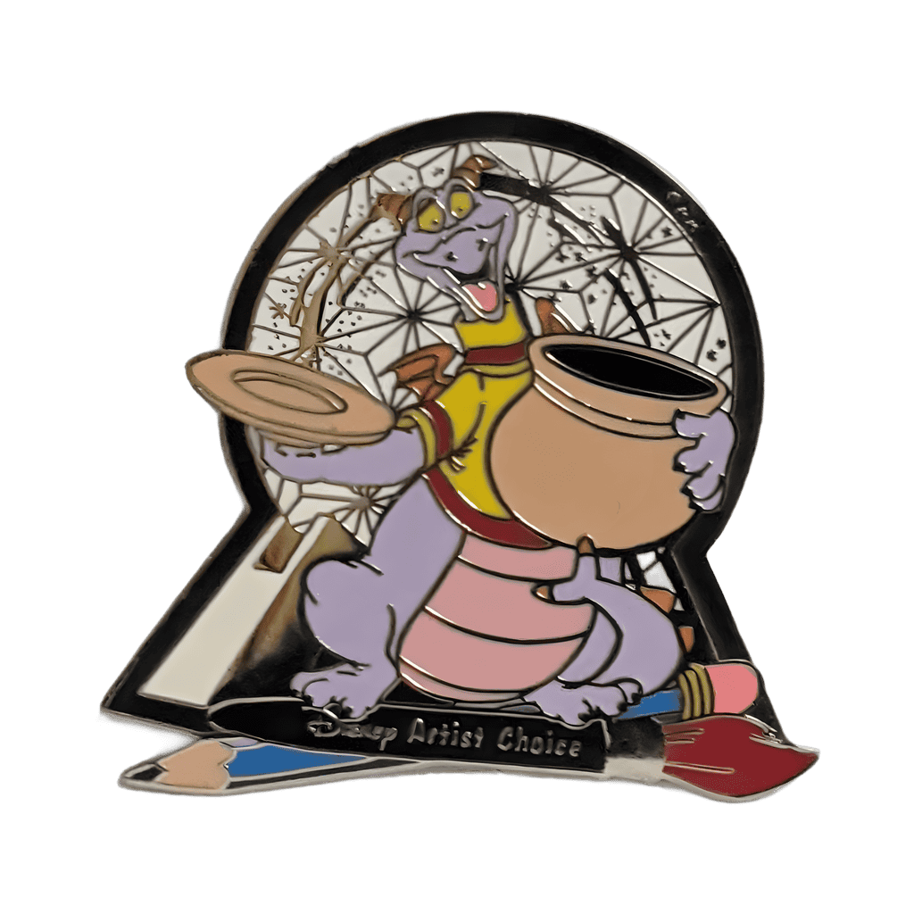 #6 - Figment in Front of Spaceship Earth Disney pin