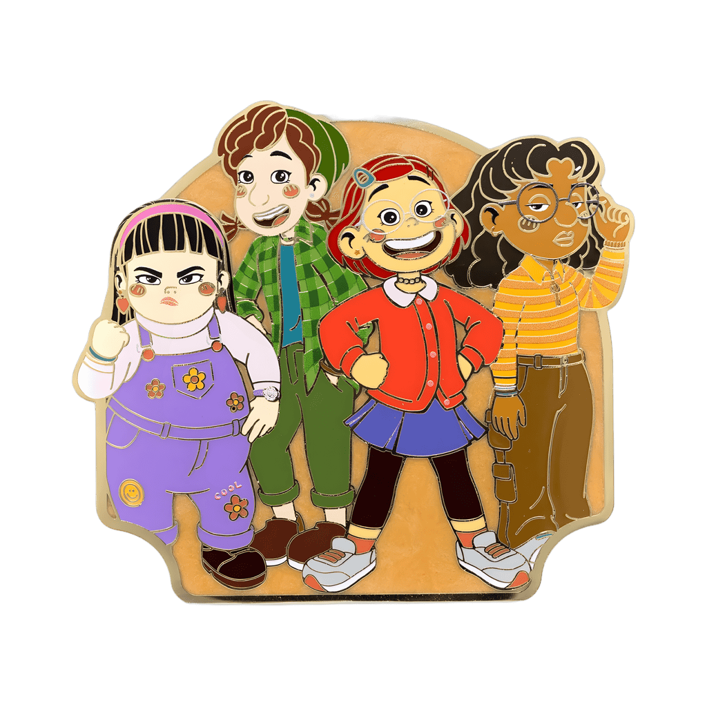 Turning Red - Mei, Abby, Priya, and Miriam Disney pin