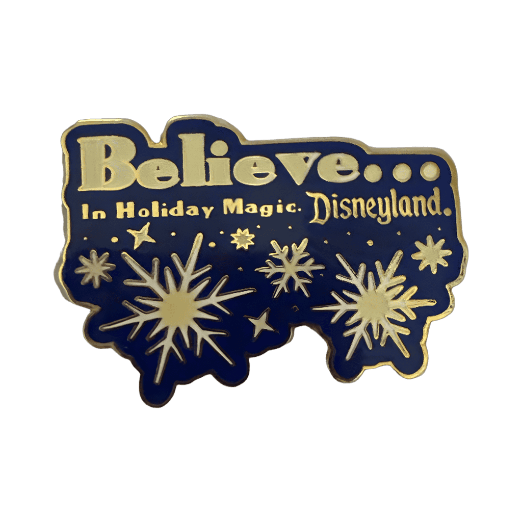 Believe In Holiday Magic Disney pin
