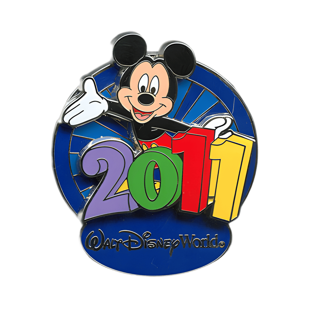 Mickey Mouse and Blue Rays Logo Disney pin