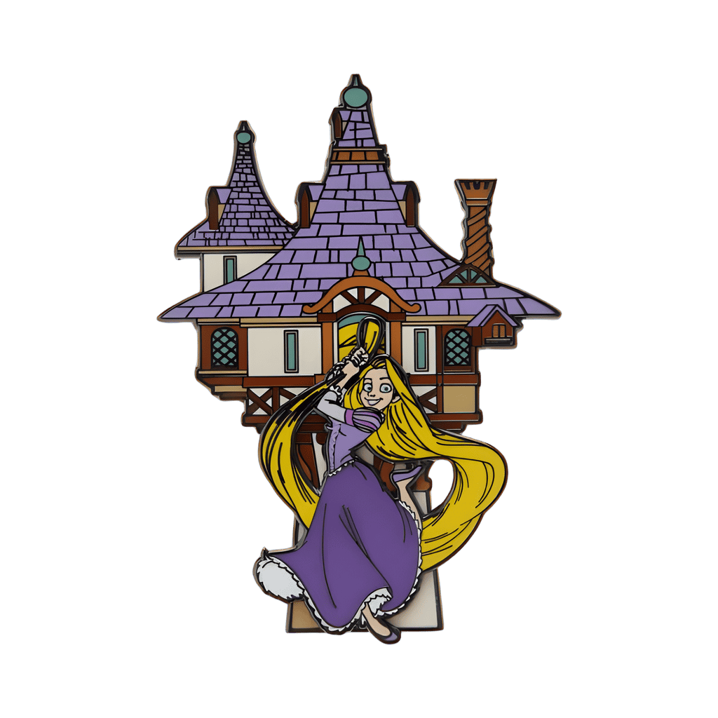 Rapunzel Swinging from Tower Disney pin