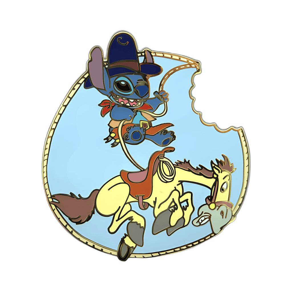 Stitch as cowboy Buckaroo Disney pin