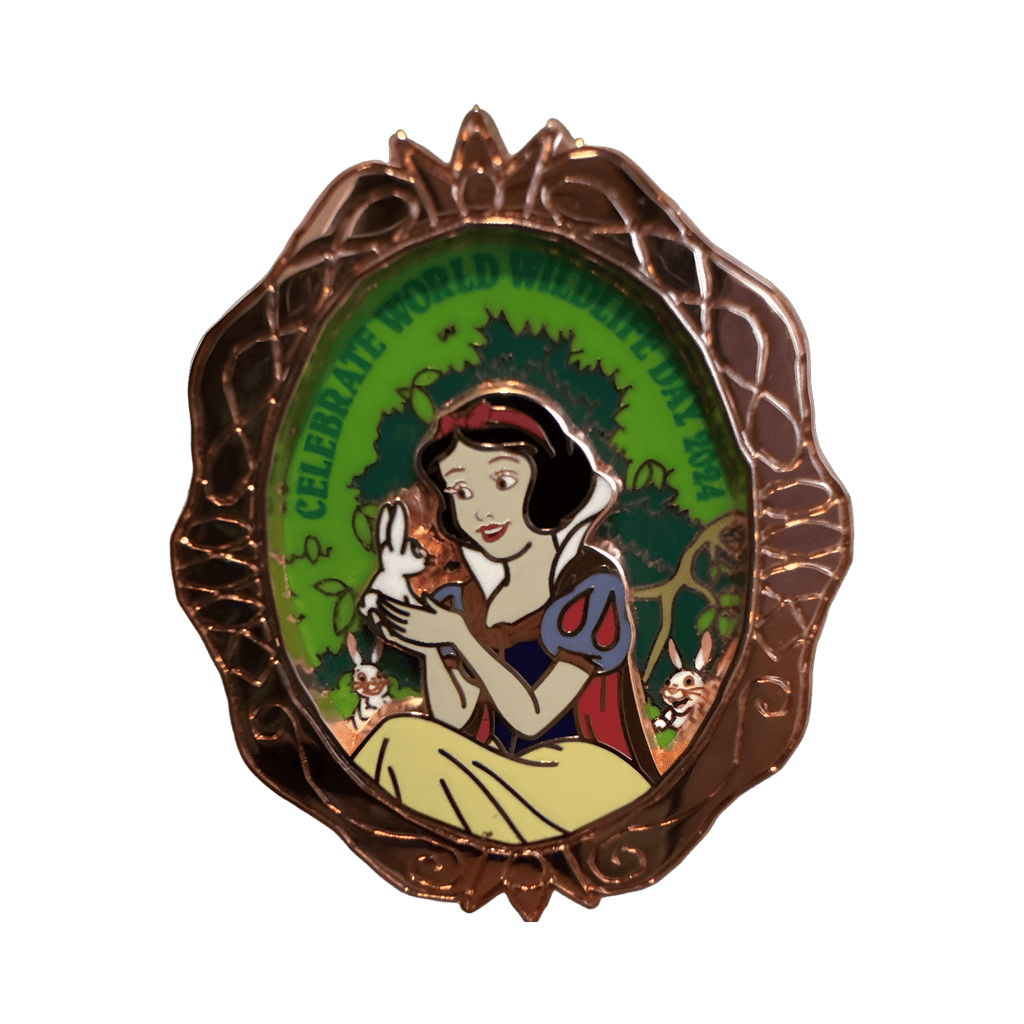 Snow White World Wildlife Day 2024 Disney pin