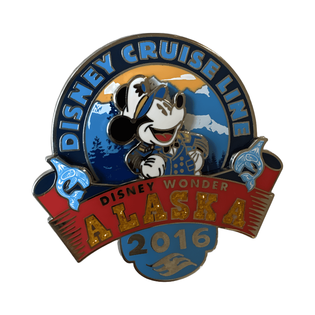 Disney Cruise Line Wonder Alaska 2016 Disney pin