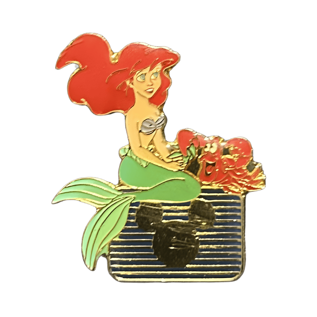 Ariel and Sebastian Logo Disney pin