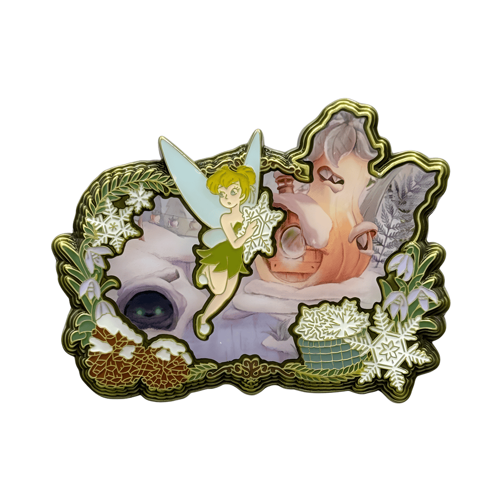 Tinker Bell with Snowflakes Disney pin