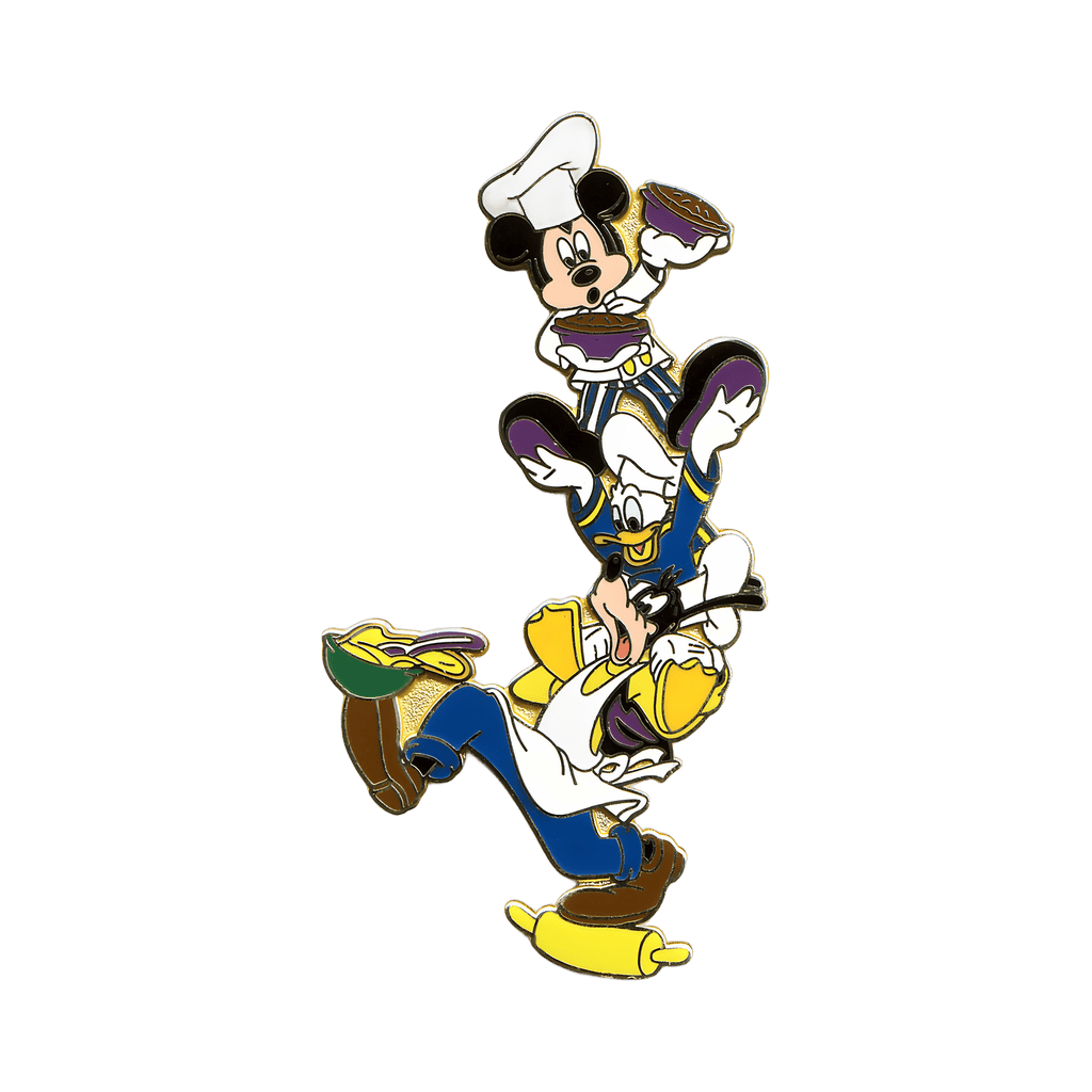 Mickey, Donald & Goofy as Chefs Disney pin