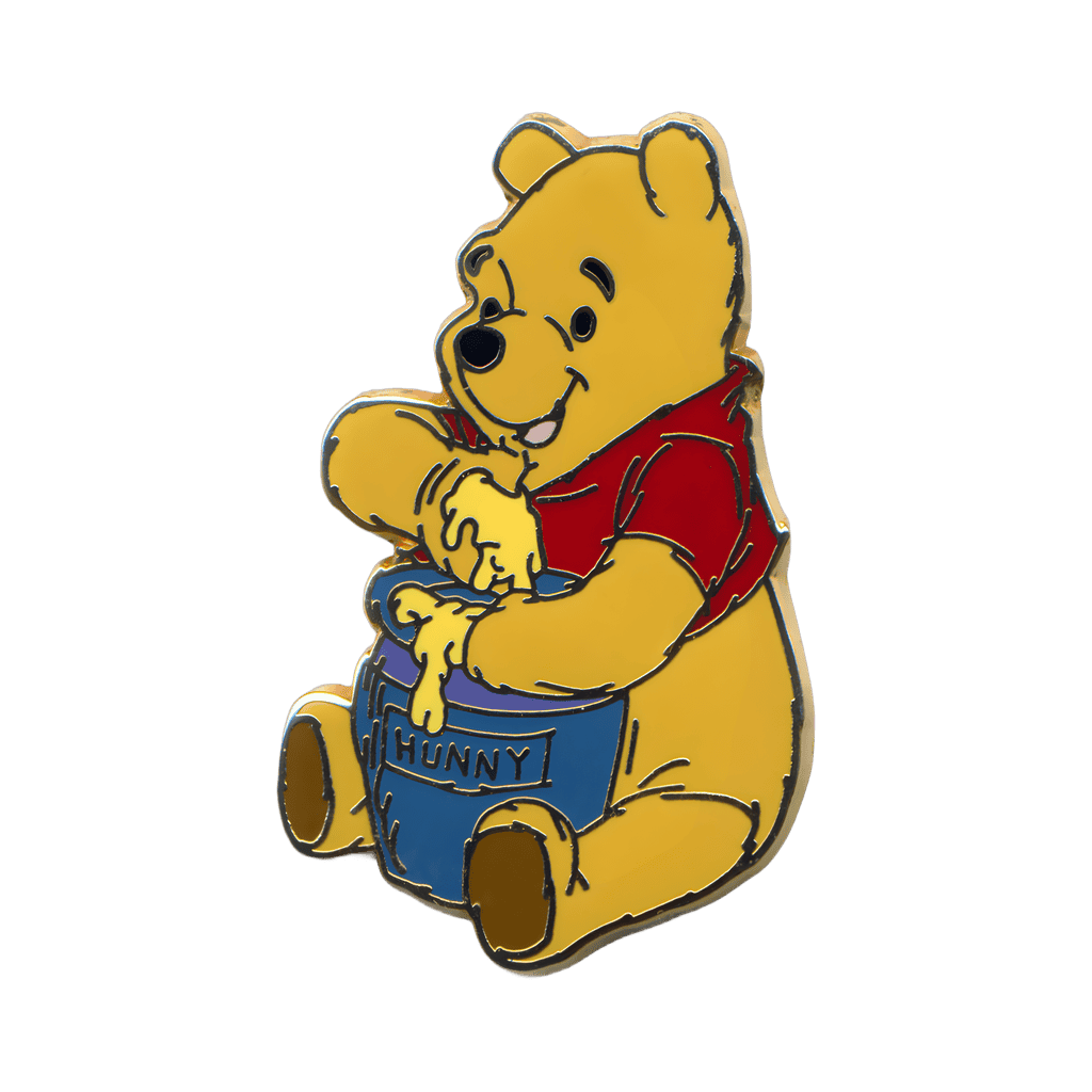 Pooh Sitting and Eating Honey (Hunny) Disney pin