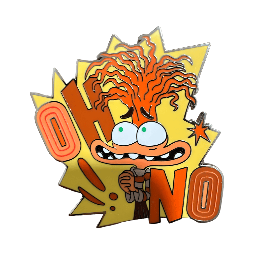 Anxiety Oh No Disney pin