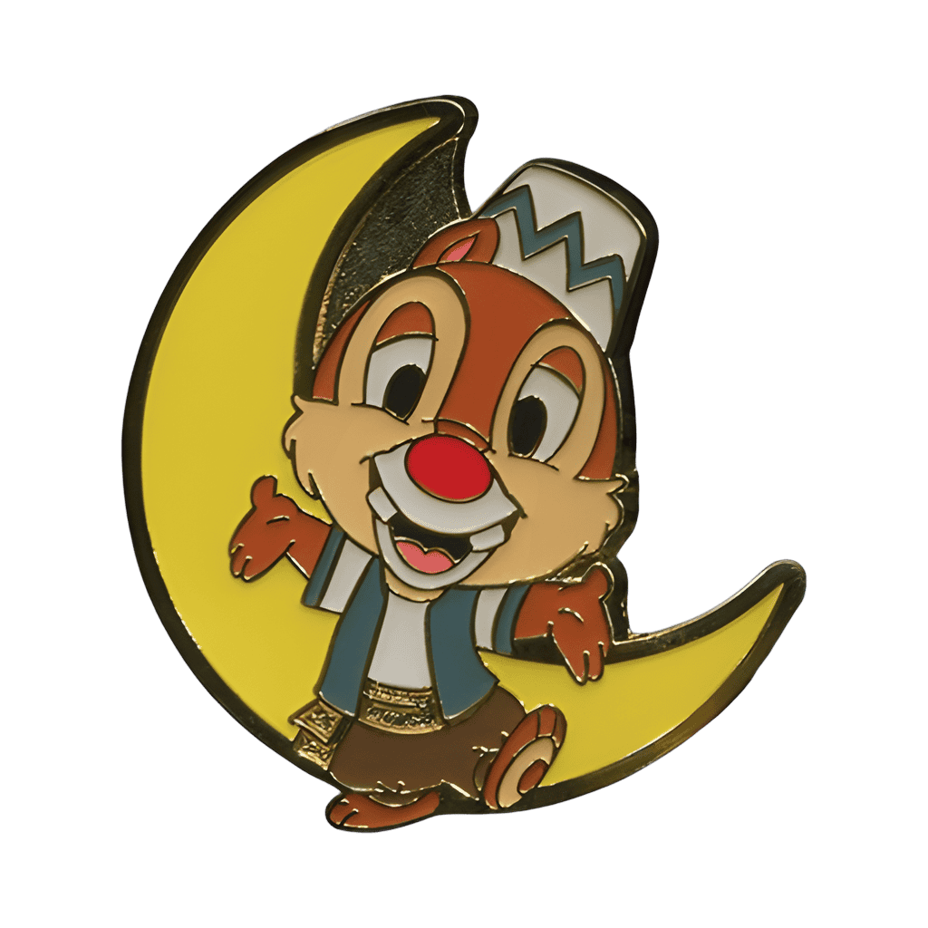 Arabian Coast Game Prize - Moon - Dale Disney pin