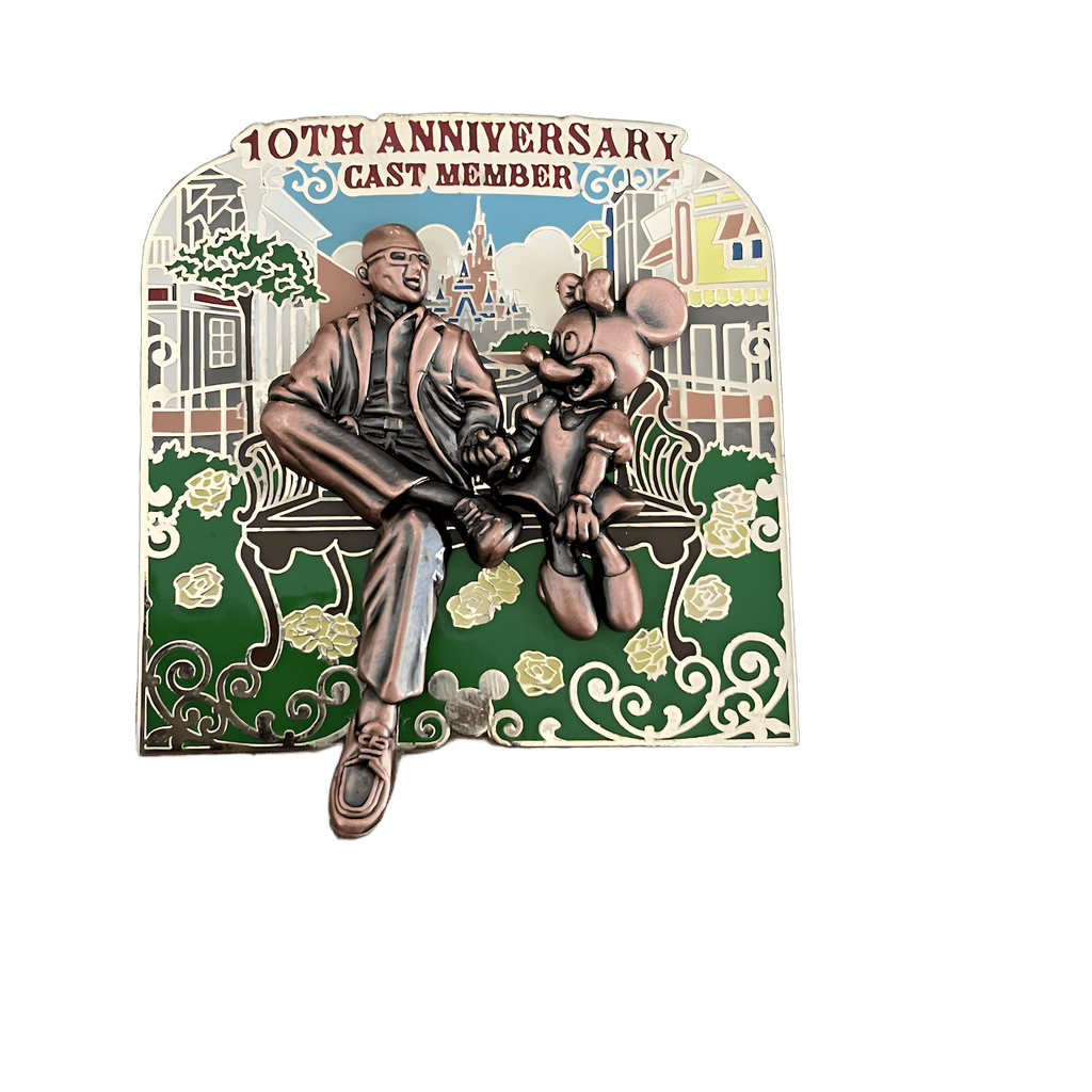 10th Anniversary of the Roy O. Disney with Minnie Bench Disney pin