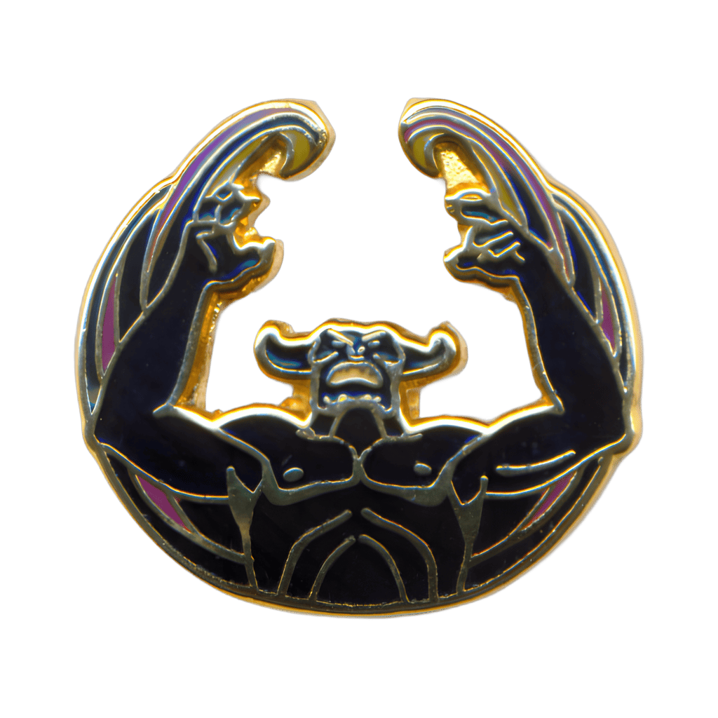 Chernabog with Arms Up Disney pin
