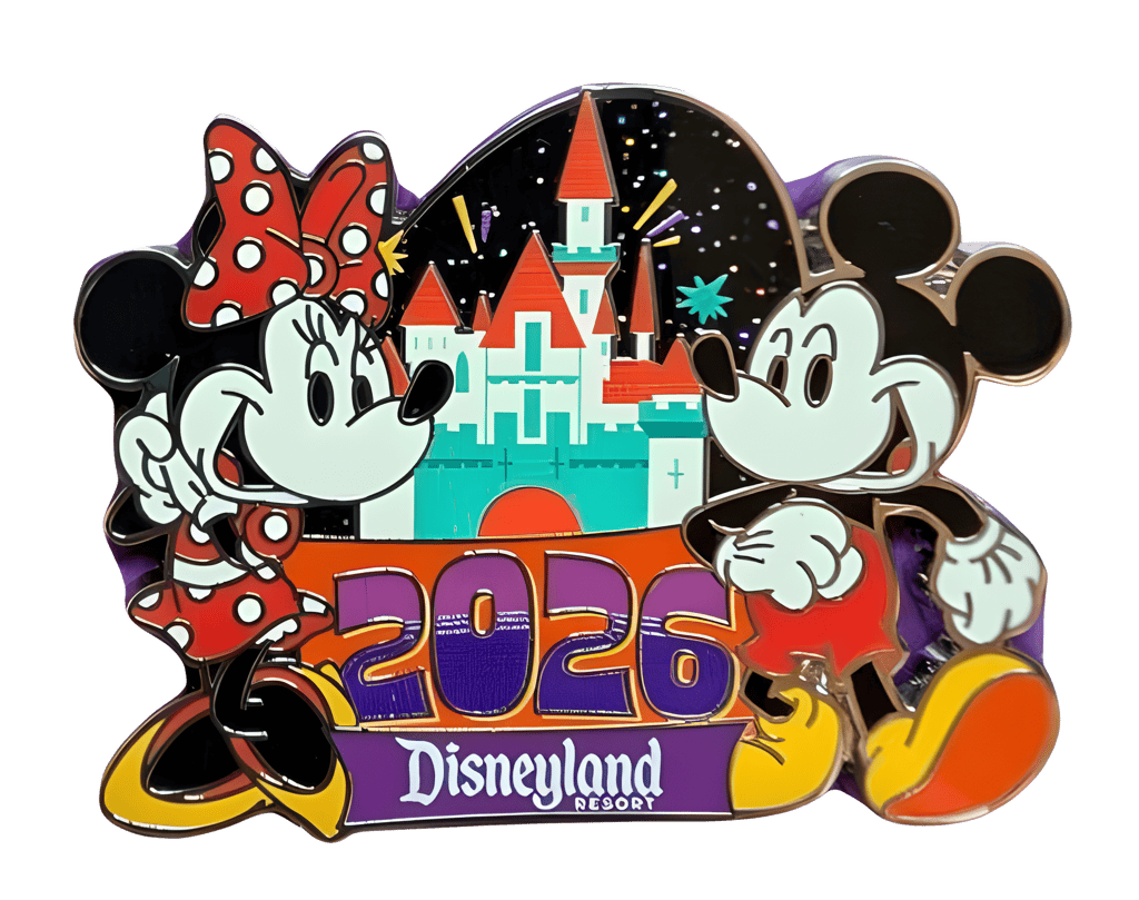 Mickey and Minnie Disneyland 2026 Disney pin