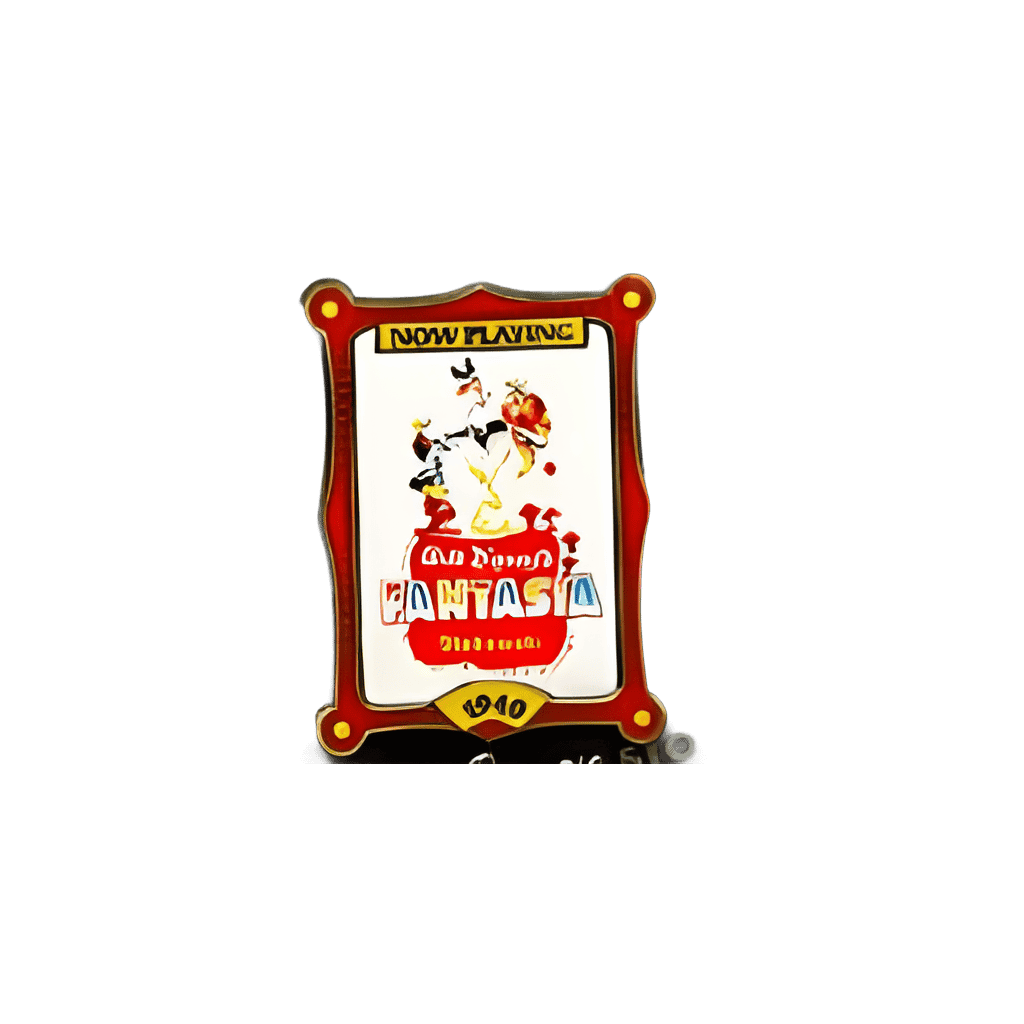 Fantasia Movie Poster (1940) Disney pin