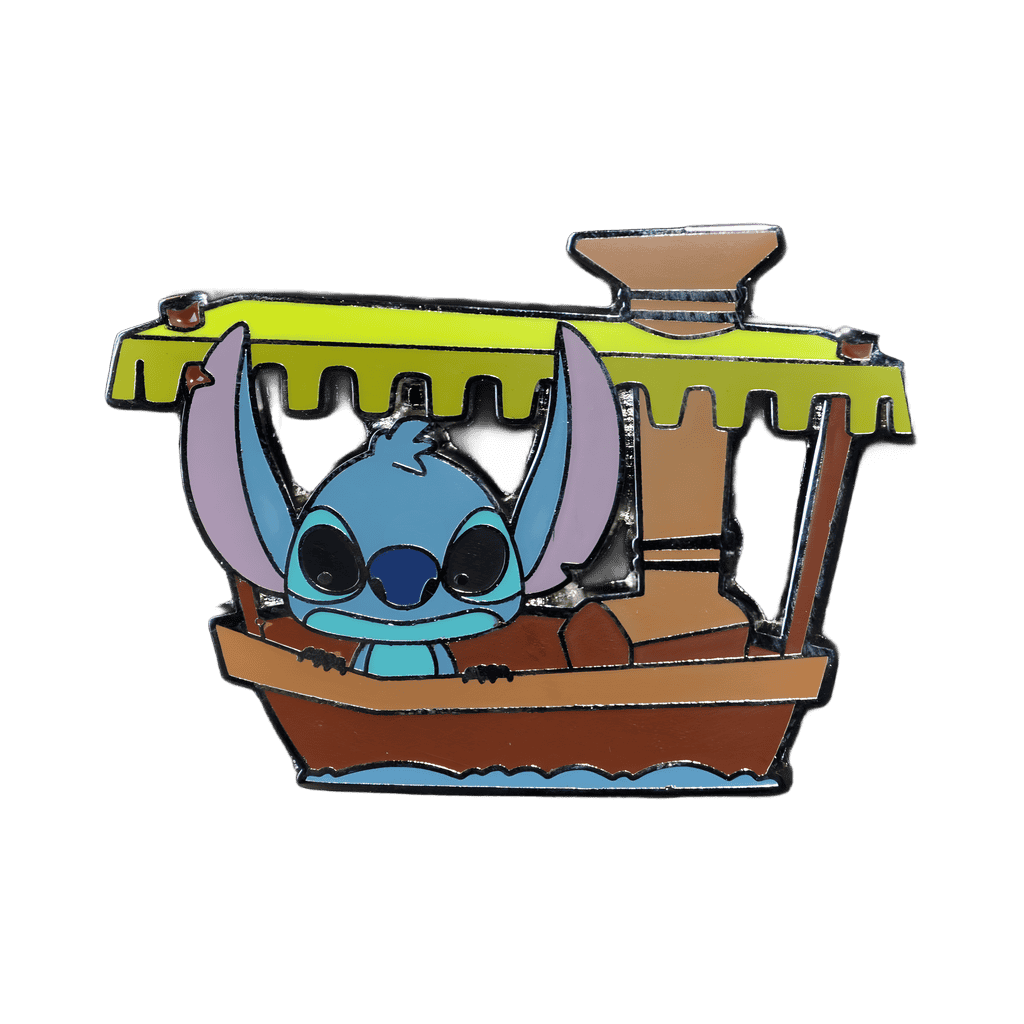 Stitch in Jungle Cruise Boat Disney pin