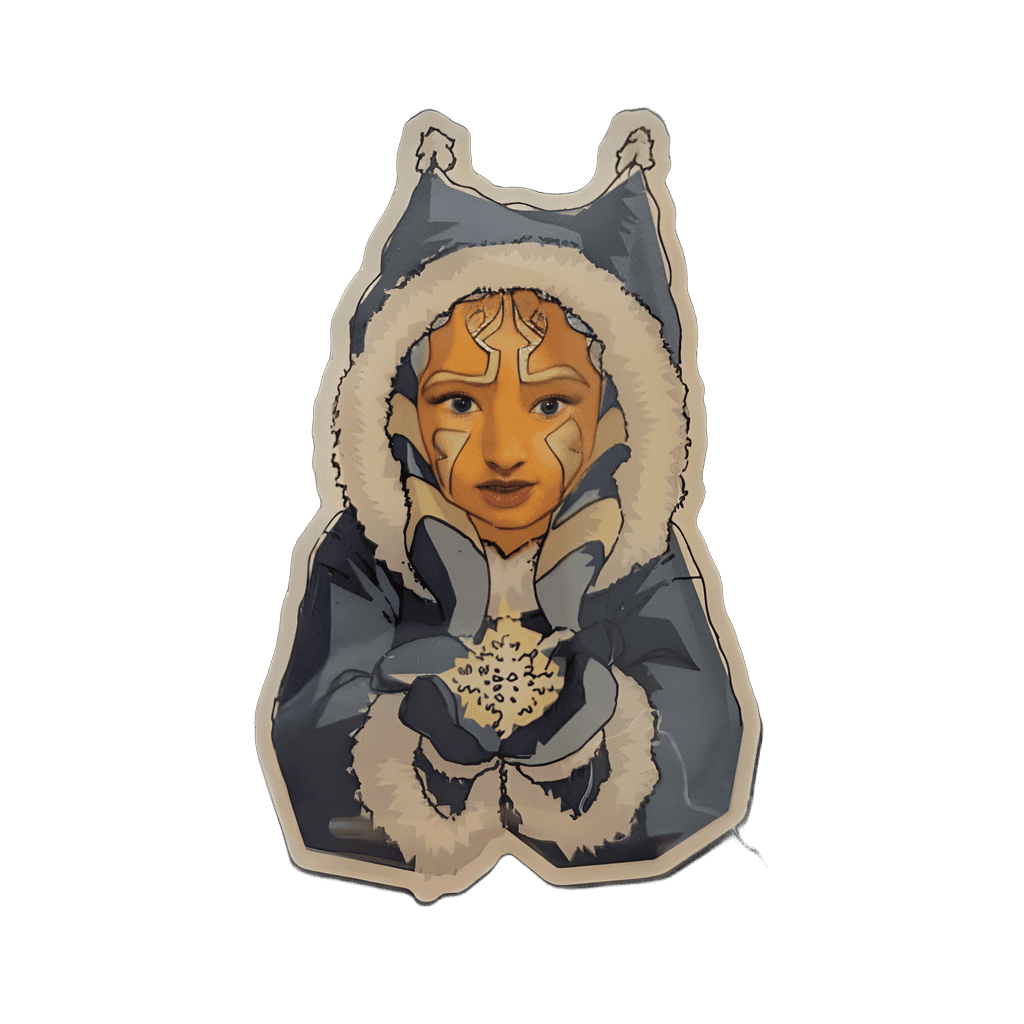 Ahsoka Bundled Up 2016 Disney pin