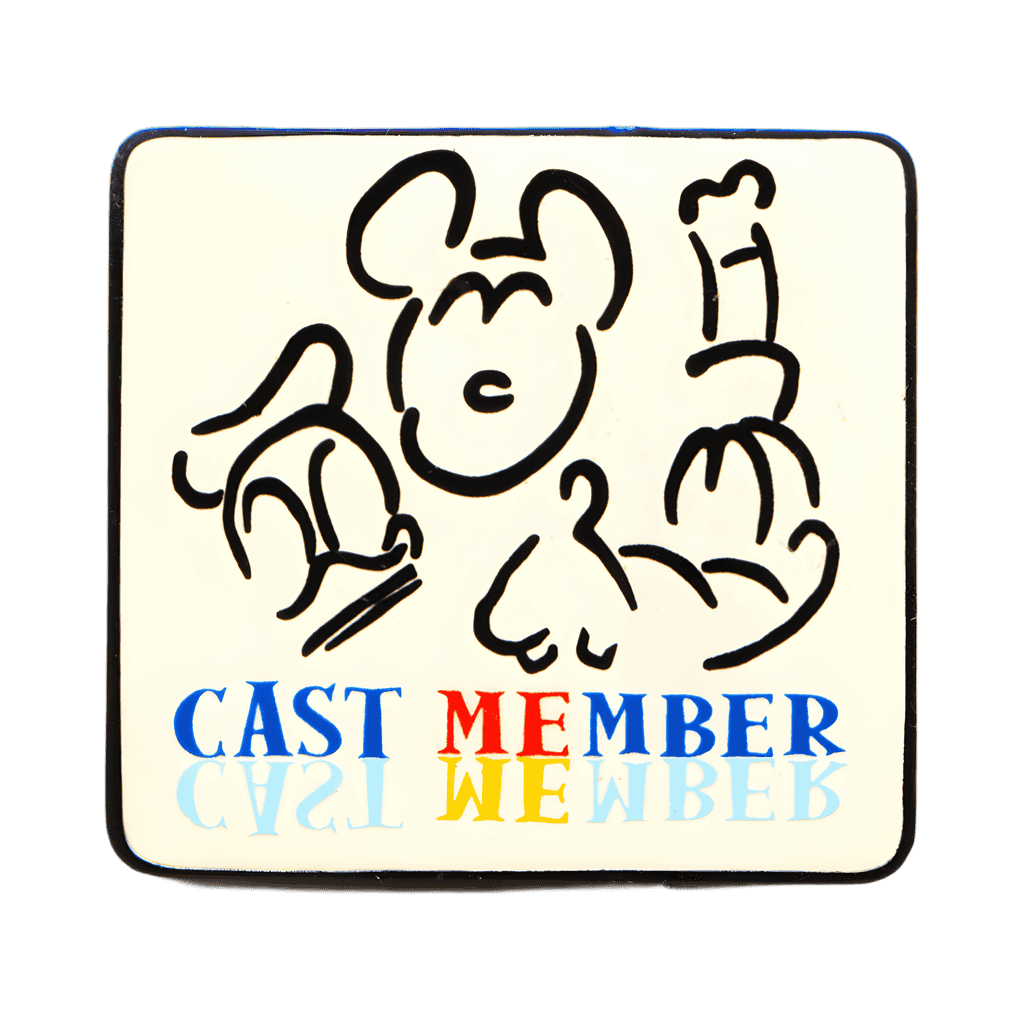 Cast Member Me/We - Abstract Goofy, Donald, and Mickey Disney pin