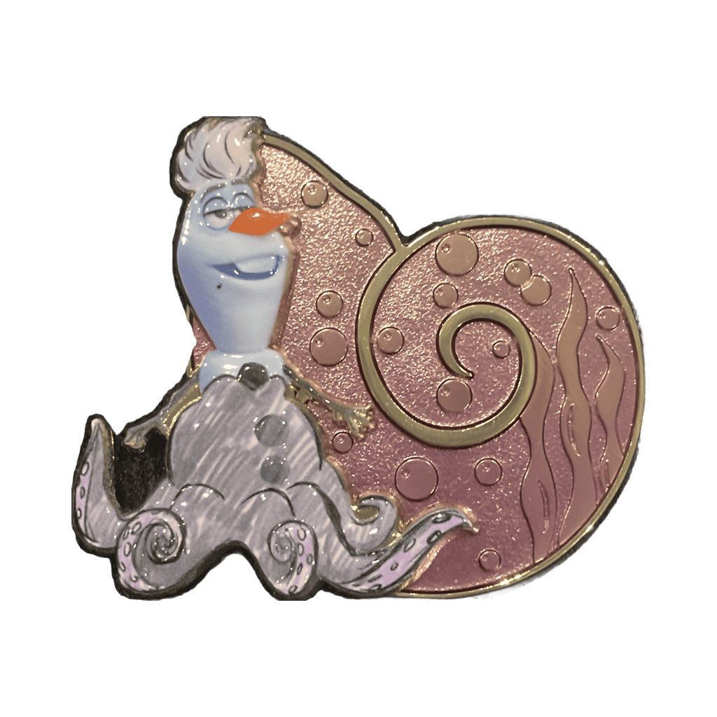 Olaf as Ursula Disney pin
