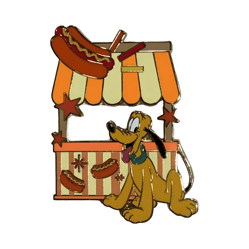 Pluto Hot Dog Stand Disney pin