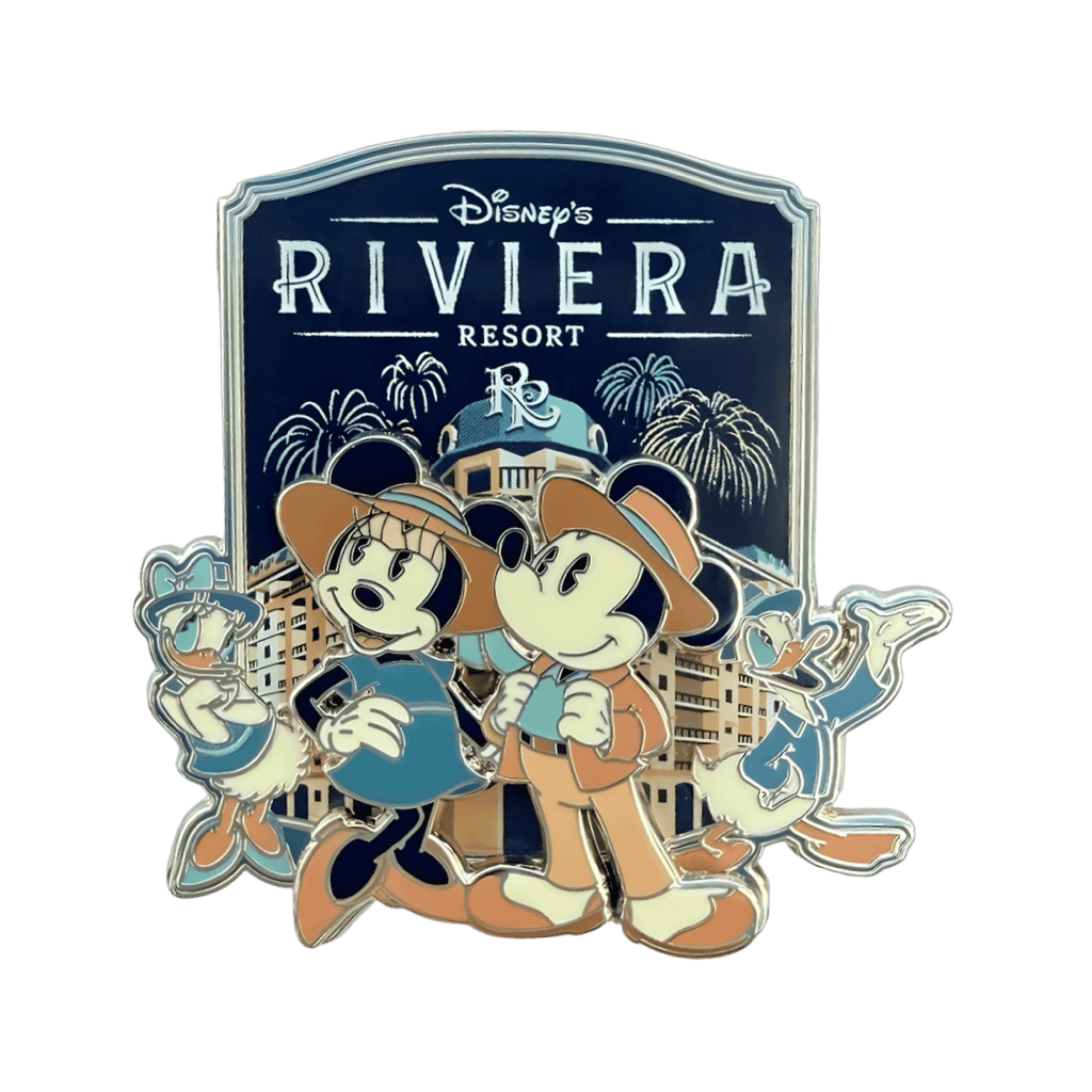 Fireworks at the Riviera - Mickey, Minnie, Donald and Daisy Disney pin