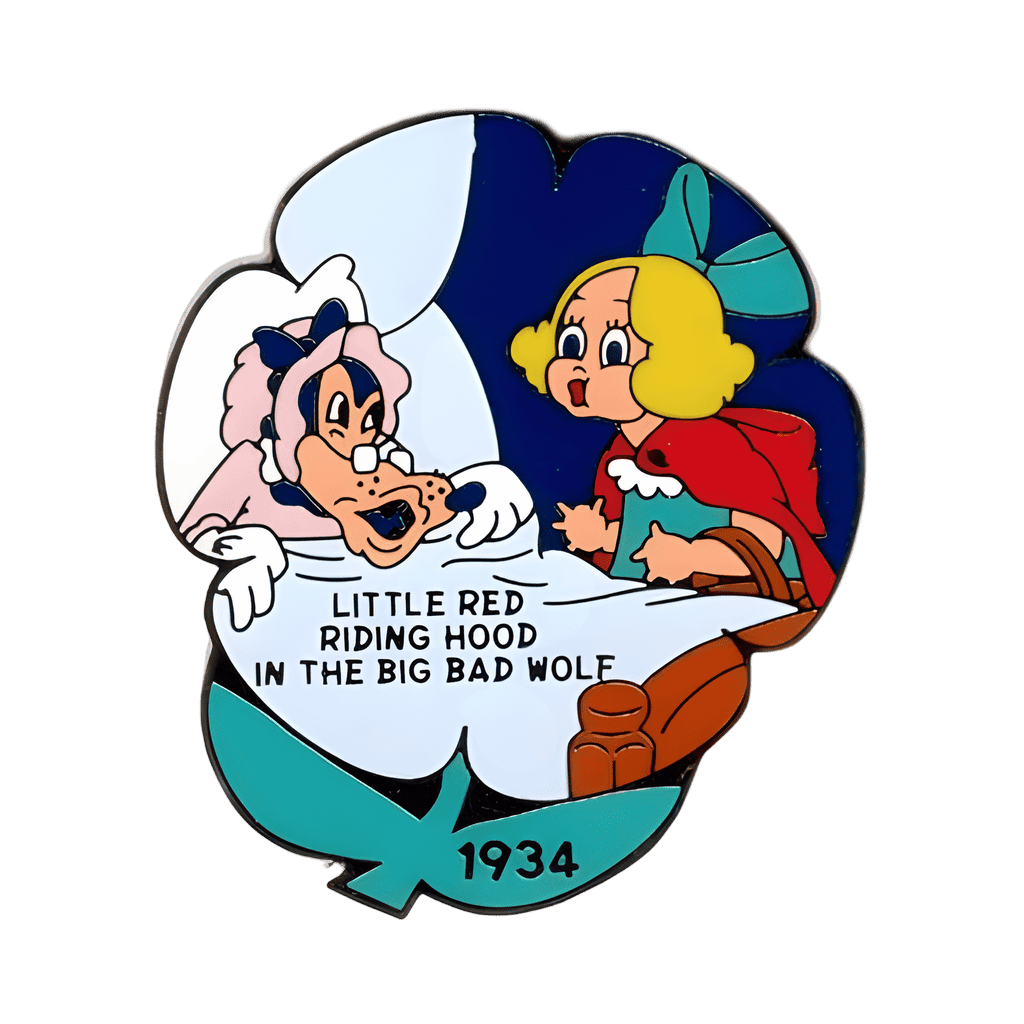 Little Red Riding Hood In The Big Bad Wolf 1934 Disney pin