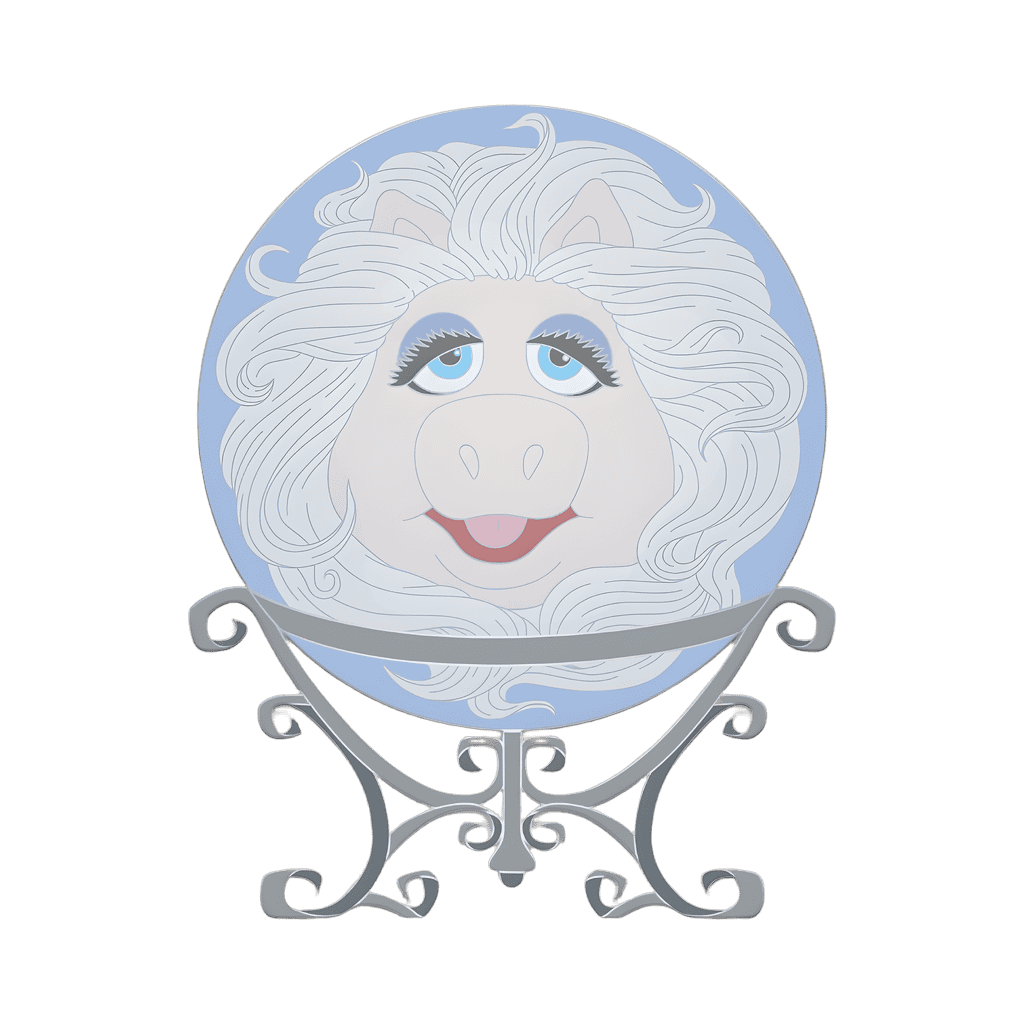 Miss Piggy as Madame Pigota Disney pin