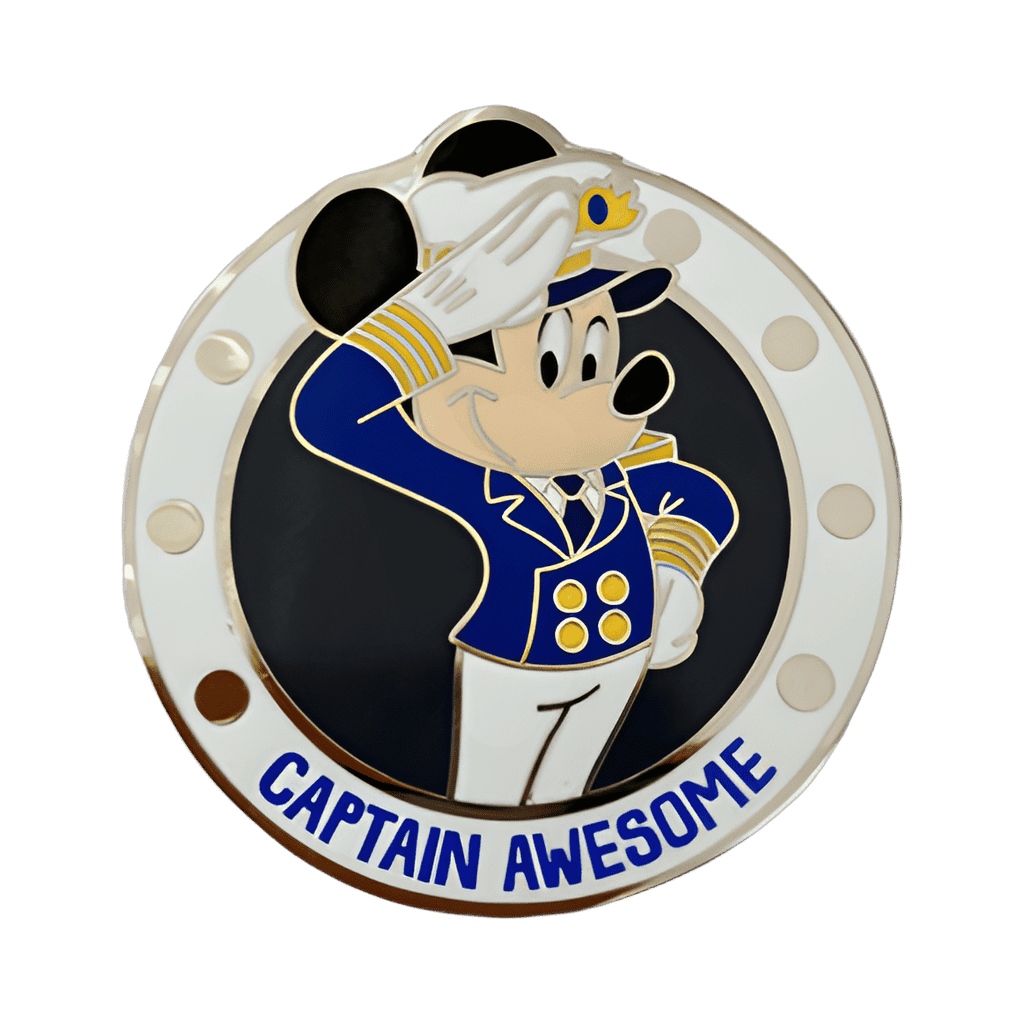 Captain Awesome Mickey Disney pin