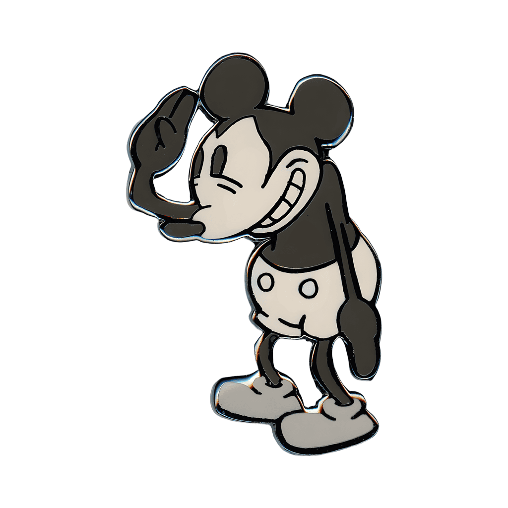 #1 - Steamboat Willie - Mickey Mouse Saluting Disney pin